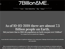 Tablet Screenshot of 7billionandme.org
